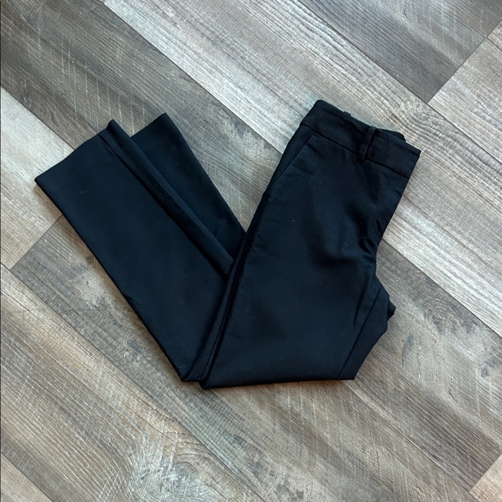 Ann Taylor Factory Women's Black Straight Leg Pants